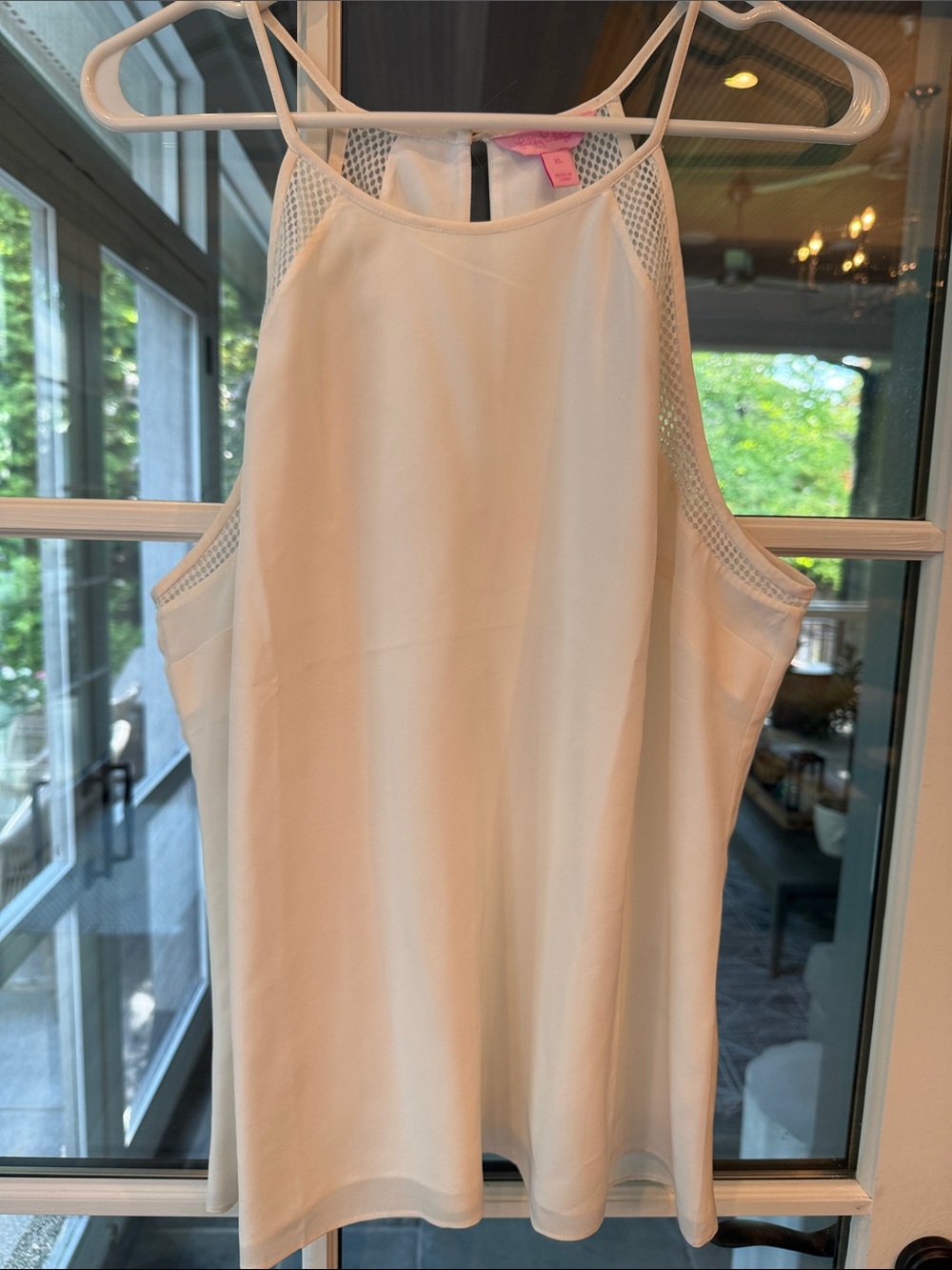 Lilly Pulitzer White Halter Tank Top